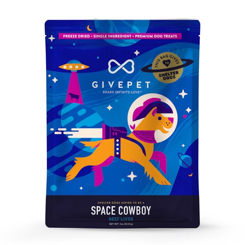 Space Cowboy Freeze-Dried Dog Treats - 3oz Bag