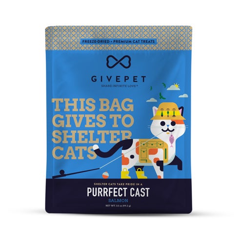 Purrfect Cast Freeze-Dried Cat Treats - 3.5oz Bag