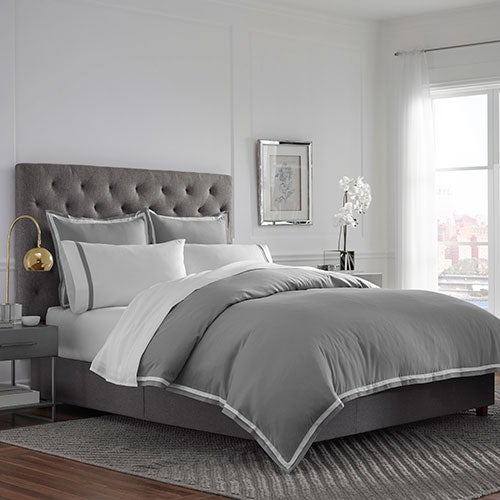 7pc 2000 Series Ultra-Soft Duvet & Sheet Set - Full/Queen, Gray