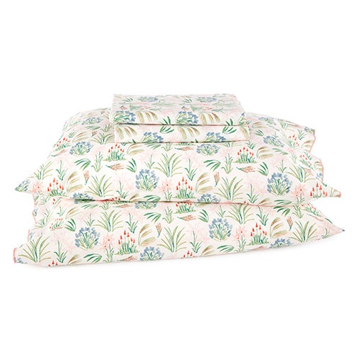 Waverly Botanical White Sheet Set - Queen