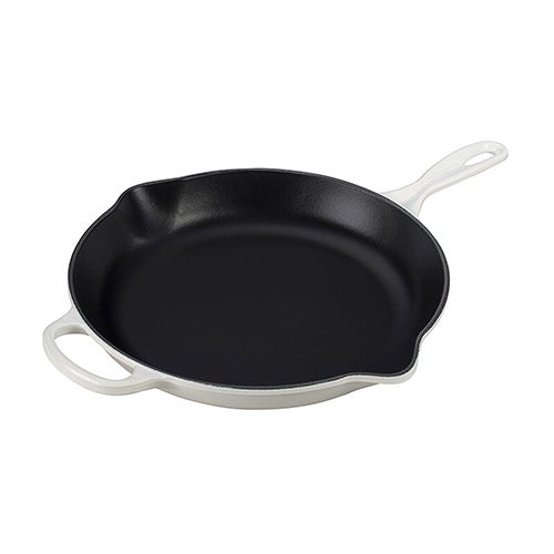 11.75" Signature Cast Iron Skillet, White