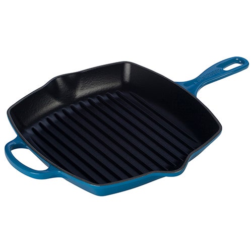 10.25" Signature Cast Iron Square Skillet Grill, Marseille