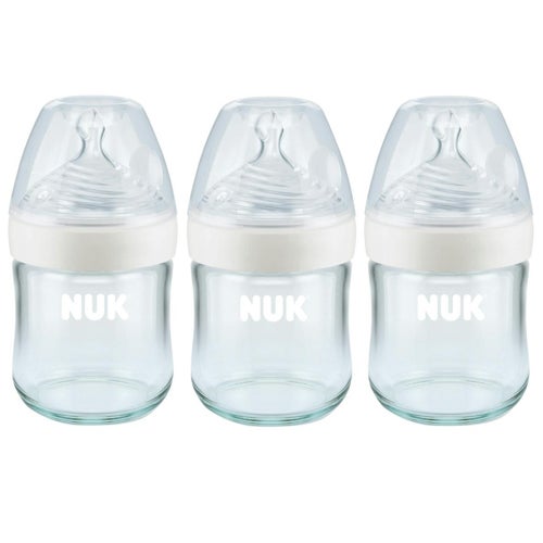 Simply Natural Glass 4oz Glass Bottle - 3-Pack