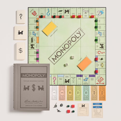 Monopoly Vintage Bookshelf Edition Board Game, Ages 8+ Years