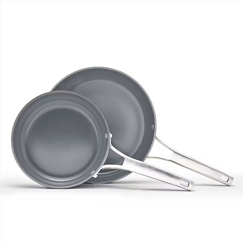 2 Pc Premier Ceramic Nonstick Frying Pan Set, Midnight Blue
