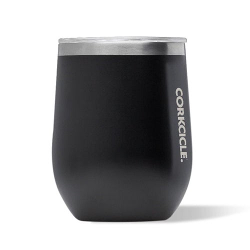 Classic Stemless Wine Tumbler - 12oz, Matte Black
