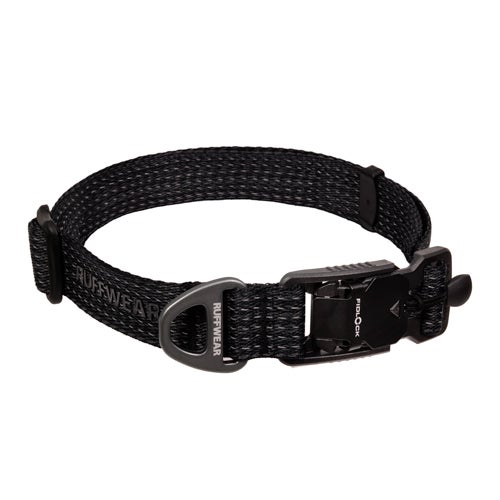 Ridgeline Collar - Medium (14"-20"), Obsidian Black