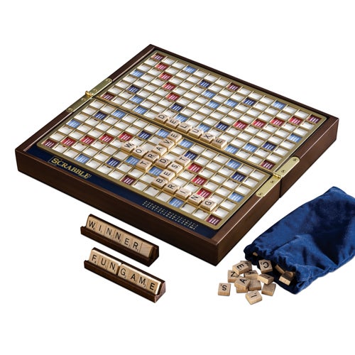 Scrabble Deluxe Travel Edition, Ages 8+ Years