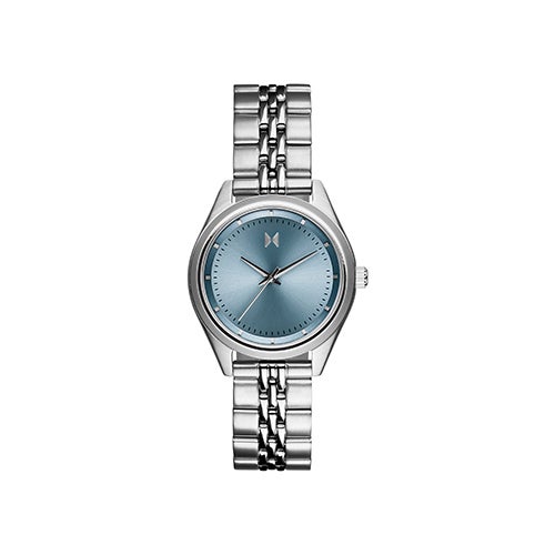 Ladies Rise Mini Aqua Stainles Steel Watch, Blue Dial