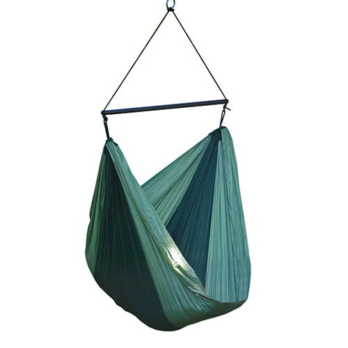 GO2 Traveler Portable Camping Chair, Lime/Forest Green