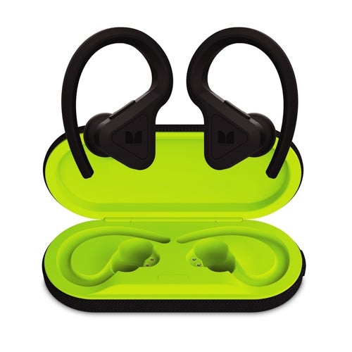 DNA Fit Sport ANC True Wireless Earbuds, Black & Green