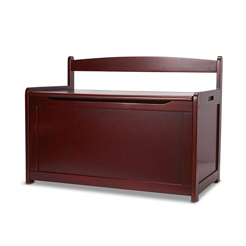 Wooden Toy Chest, Espresso Power Sales