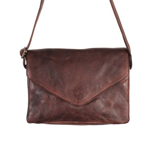 Harbor Leather Crossbody, Brown