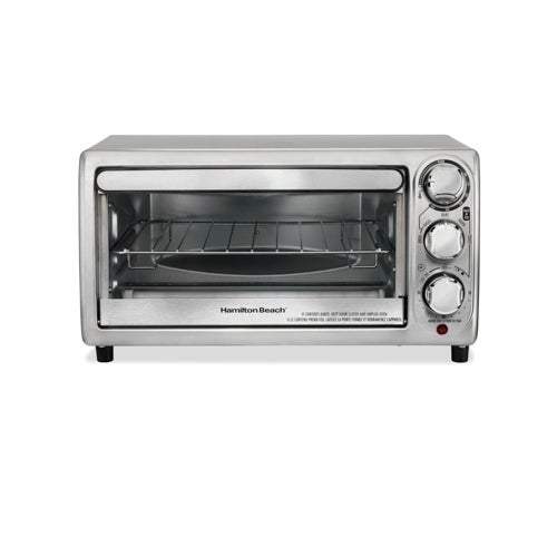 4-Slice Stainless Steel Toaster Oven