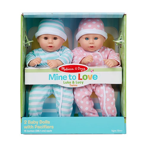 2 pacifiers for 12-inch baby doll