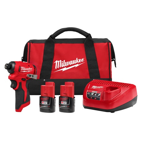 M12 Subcompact Brushless 1/4" Hex Impact Driver Kit