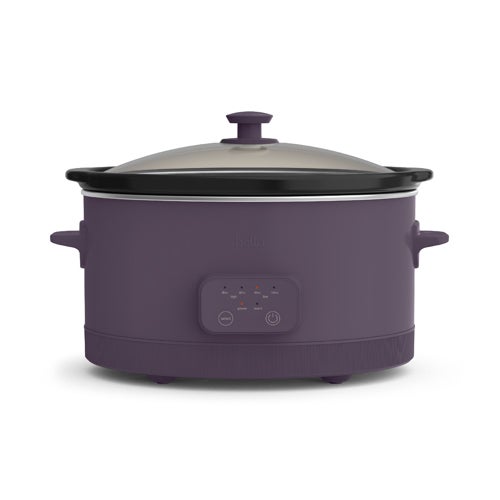 6qt Programmable Slow Cooker,Plum