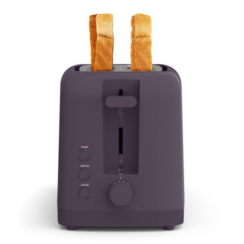 4 Slice Slim Toaster, Plum