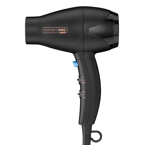 InfinitiPRO Mighty Mini Hair Dryer, Black