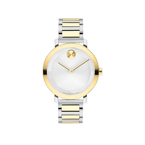 Ladies' Bold Evolution 2.0 Two-Tone Stainless Steel Watch, Silver Dial