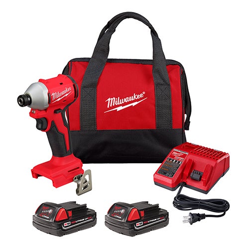 M18 Compact Brushless 1/4" Hex Impact Driver Kit