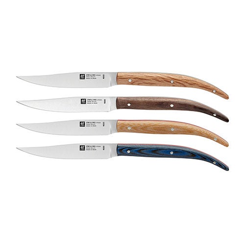 4pc Toro Steak Knife Set W Wooden Case Power Sales