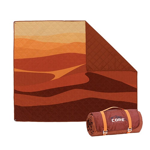 Staydown Multipurpose Outdoor Travel Blanket, Dunescape