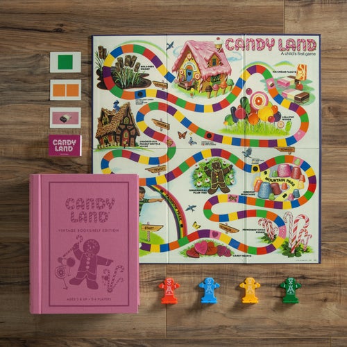 Candy Land Vintage Bookshelf Edition Board Game, Ages 3+ Years