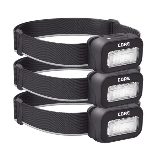 500 Lumen 3AAA Headlamp - 3-Pack