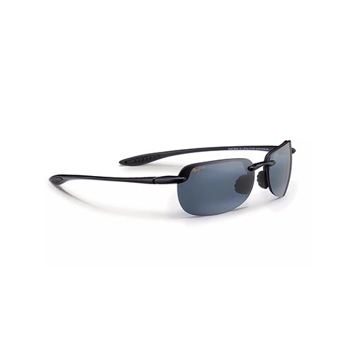 Sandy Beach Polarized Sunglasses, Gloss Black Frame, Neutral Gray Lens
