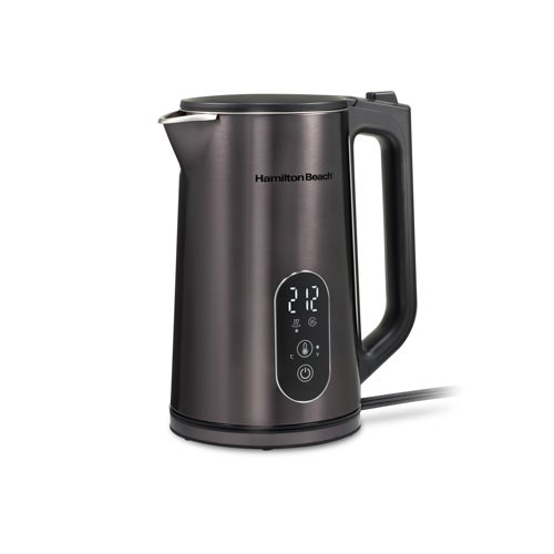 1.7L Digital Temperature Control Double Wall Kettle, Gunmetal Black
