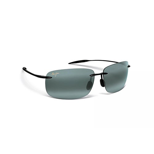 Breakwall Polarized Sunglasses, Gloss Black Frame, Neutral Gray Lens
