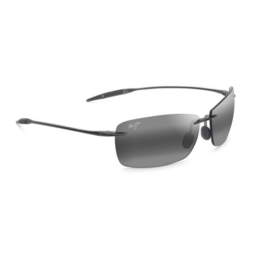 Lighthouse Polarized Sunglasses, Shiny Light Gray Frame, Neutral Gray Lens