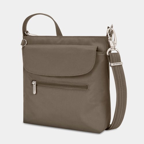 Anti-Theft Classic Mini Shoulder Bag, Hazelnut