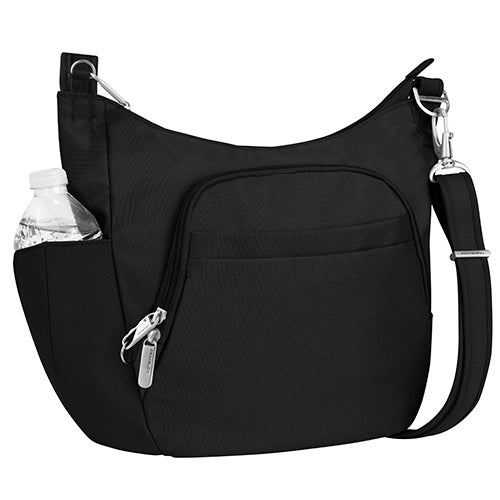 Anti-Theft Classic Crossbody Bucket Bag, Black