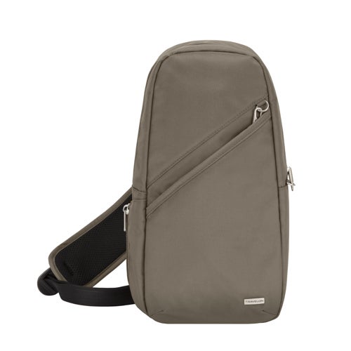 Classic Anti-Theft Sling Bag, Nutmeg