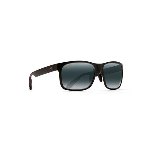 Red Sands Polarized Sunglasses, Matte Black Frame, Neutral Gray