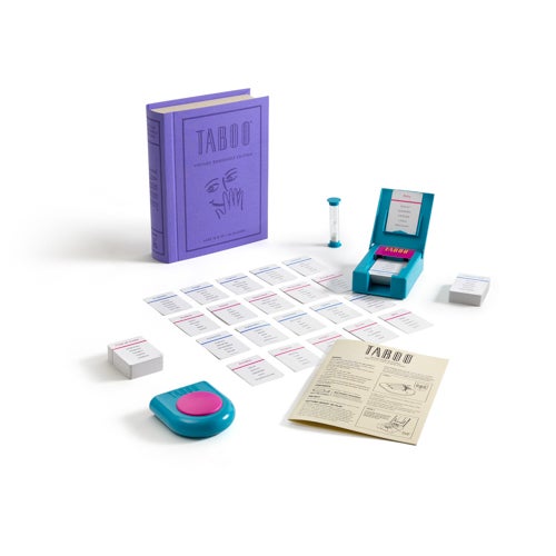 Taboo Vintage Bookshelf Edition Board Game, Ages 12+ Years