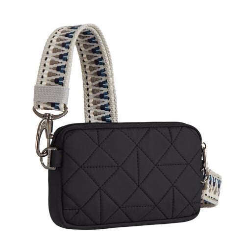 Boho Anti-Theft Phone Sling, Geo Black