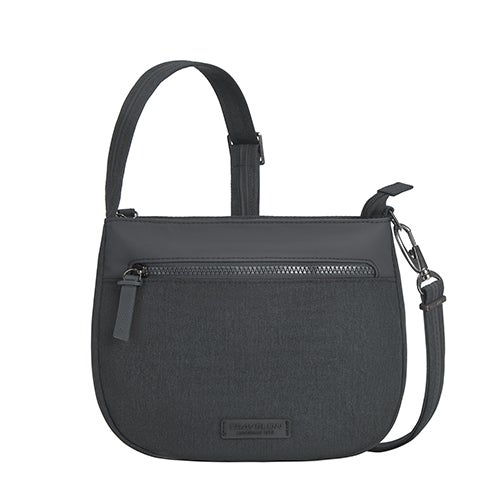 Metro Anti-Theft Saddle Crossbody, Gray Heather