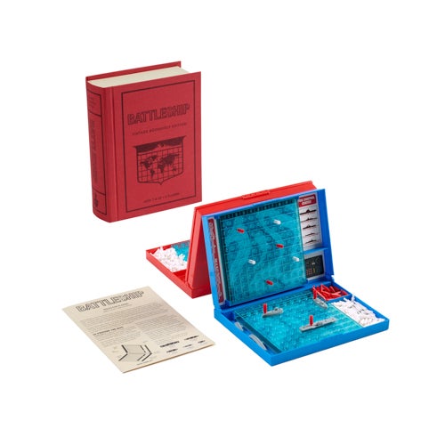 Battleship Vintage Bookshelf Edition Board Game, Ages 7+ Years
