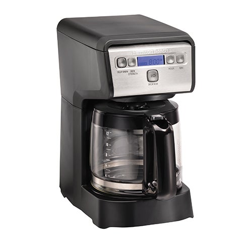 Hamilton Beach 12-Cup White Programmable Drip Coffee Maker 46294