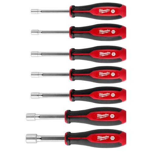 7pc Metric HollowCore Magnetic Nut Driver Set
