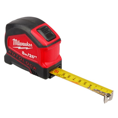 8 M/26ft Compact Auto Lock Tape Measure