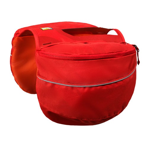 Palisades Pack Modular Multi-Day Backpacking Dog Pack, Red Currant - Medium