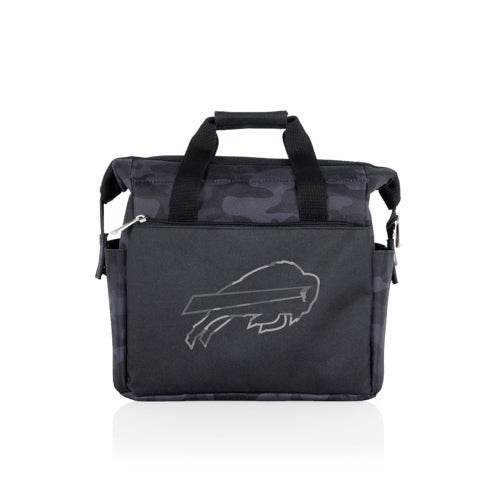 On The Go Lunch Bag Cooler - Buffalo Bills, Black Camo