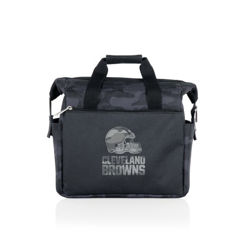 On The Go Lunch Bag Cooler - Cleveland Browns, Black Camo