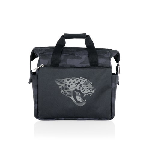 On The Go Lunch Bag Cooler - Jacksonville Jaguars, Black Camo
