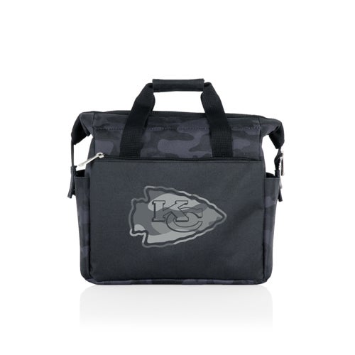 On The Go Lunch Bag Cooler - Kansas City Chiefs, Black Camo