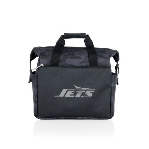 On The Go Lunch Bag Cooler - New York Jets, Black Camo